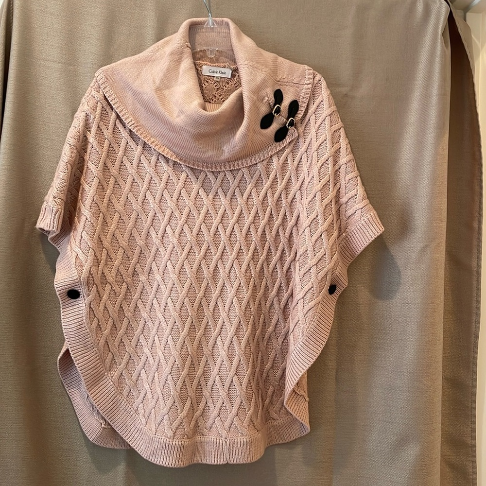 CALVIN KLEIN SWEATER PONCHO
